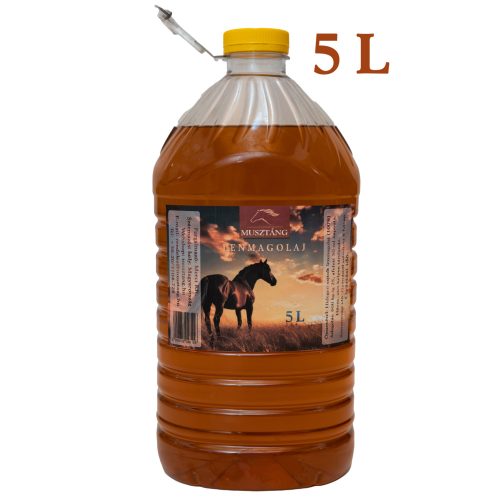 Lenolaj 5L INGYEN HÁZHOZ VISSZÜK - Lenolaj Lovaknak
